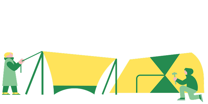 キャンプのイラスト